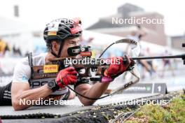 03.08.2024, Sandnes, Norway (NOR): Philipp Horn (GER) - BLINK24 Festival Biathlon - Sandnes (NOR). www.nordicfocus.com. © Nordnes/NordicFocus. Every downloaded picture is fee-liable.