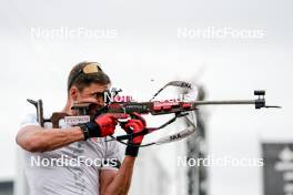 03.08.2024, Sandnes, Norway (NOR): Philipp Nawrath (GER) - BLINK24 Festival Biathlon - Sandnes (NOR). www.nordicfocus.com. © Nordnes/NordicFocus. Every downloaded picture is fee-liable.