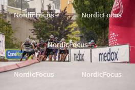 03.08.2024, Sandnes, Norway (NOR): Tarjei Boe (NOR), Philipp Nawrath (GER), David Zobel (GER), (l-r) - BLINK24 Festival Biathlon - Sandnes (NOR). www.nordicfocus.com. © Nordnes/NordicFocus. Every downloaded picture is fee-liable.