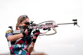 03.08.2024, Sandnes, Norway (NOR): Emilie Aagheim Kalkenberg (NOR) - BLINK24 Festival Biathlon - Sandnes (NOR). www.nordicfocus.com. © Nordnes/NordicFocus. Every downloaded picture is fee-liable.