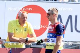 02.08.2024, Sandnes, Norway (NOR): Dmytro Pidruchnyi (UKR) - BLINK24 Festival Biathlon - Sandnes (NOR). www.nordicfocus.com. © Manzoni/NordicFocus. Every downloaded picture is fee-liable.