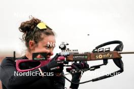 03.08.2024, Sandnes, Norway (NOR): Lou Jeanmonnot (FRA) - BLINK24 Festival Biathlon - Sandnes (NOR). www.nordicfocus.com. © Nordnes/NordicFocus. Every downloaded picture is fee-liable.