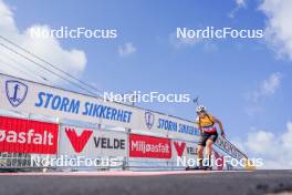 02.08.2024, Sandnes, Norway (NOR): Jeanne Richard (FRA) - BLINK24 Festival Biathlon - Sandnes (NOR). www.nordicfocus.com. © Nordnes/NordicFocus. Every downloaded picture is fee-liable.