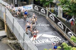 03.08.2024, Sandnes, Norway (NOR): Mari Torsteinsrud (NOR), Frida Dahl (NOR), (l-r) - BLINK24 Festival Biathlon - Sandnes (NOR). www.nordicfocus.com. © Manzoni/NordicFocus. Every downloaded picture is fee-liable.