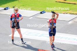 02.08.2024, Sandnes, Norway (NOR): Oceane Michelon (FRA) - BLINK24 Festival Biathlon - Sandnes (NOR). www.nordicfocus.com. © Manzoni/NordicFocus. Every downloaded picture is fee-liable.