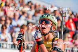 02.08.2024, Sandnes, Norway (NOR): Justine Braisaz-Bouchet (FRA) - BLINK24 Festival Biathlon - Sandnes (NOR). www.nordicfocus.com. © Nordnes/NordicFocus. Every downloaded picture is fee-liable.