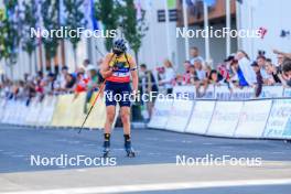 02.08.2024, Sandnes, Norway (NOR): Julia Simon (FRA) - BLINK24 Festival Biathlon - Sandnes (NOR). www.nordicfocus.com. © Manzoni/NordicFocus. Every downloaded picture is fee-liable.