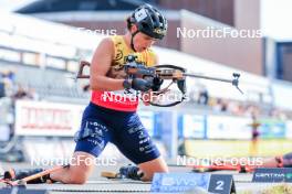 02.08.2024, Sandnes, Norway (NOR): Julia Simon (FRA) - BLINK24 Festival Biathlon - Sandnes (NOR). www.nordicfocus.com. © Manzoni/NordicFocus. Every downloaded picture is fee-liable.