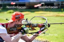 02.08.2024, Sandnes, Norway (NOR): David Zobel (GER) - BLINK24 Festival Biathlon - Sandnes (NOR). www.nordicfocus.com. © Nordnes/NordicFocus. Every downloaded picture is fee-liable.