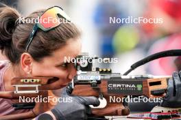 03.08.2024, Sandnes, Norway (NOR): Julia Simon (FRA) - BLINK24 Festival Biathlon - Sandnes (NOR). www.nordicfocus.com. © Nordnes/NordicFocus. Every downloaded picture is fee-liable.