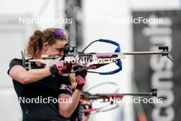 03.08.2024, Sandnes, Norway (NOR): Hanna Oeberg (SWE) - BLINK24 Festival Biathlon - Sandnes (NOR). www.nordicfocus.com. © Nordnes/NordicFocus. Every downloaded picture is fee-liable.