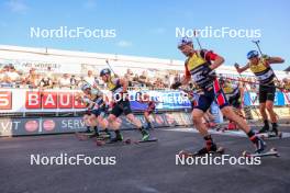 02.08.2024, Sandnes, Norway (NOR): Sturla Holm Laegreid (NOR) - BLINK24 Festival Biathlon - Sandnes (NOR). www.nordicfocus.com. © Manzoni/NordicFocus. Every downloaded picture is fee-liable.