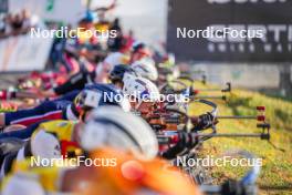 02.08.2024, Sandnes, Norway (NOR): Sturla Holm Laegreid (NOR) - BLINK24 Festival Biathlon - Sandnes (NOR). www.nordicfocus.com. © Nordnes/NordicFocus. Every downloaded picture is fee-liable.