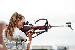 03.08.2024, Sandnes, Norway (NOR): Jeanne Richard (FRA) - BLINK24 Festival Biathlon - Sandnes (NOR). www.nordicfocus.com. © Nordnes/NordicFocus. Every downloaded picture is fee-liable.