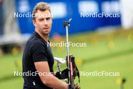 03.08.2024, Sandnes, Norway (NOR): Simon Kaiser (GER) - BLINK24 Festival Biathlon - Sandnes (NOR). www.nordicfocus.com. © Manzoni/NordicFocus. Every downloaded picture is fee-liable.