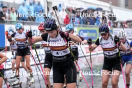 03.08.2024, Sandnes, Norway (NOR): Hanna Oeberg (SWE) - BLINK24 Festival Biathlon - Sandnes (NOR). www.nordicfocus.com. © Nordnes/NordicFocus. Every downloaded picture is fee-liable.