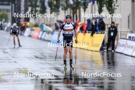 03.08.2024, Sandnes, Norway (NOR): Quentin Fillon Maillet (FRA) - BLINK24 Festival Biathlon - Sandnes (NOR). www.nordicfocus.com. © Manzoni/NordicFocus. Every downloaded picture is fee-liable.