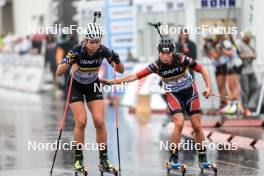 03.08.2024, Sandnes, Norway (NOR): Karoline Offigstad Knotten (NOR), Juni Arnekleiv (NOR), (l-r) - BLINK24 Festival Biathlon - Sandnes (NOR). www.nordicfocus.com. © Manzoni/NordicFocus. Every downloaded picture is fee-liable.