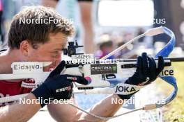 02.08.2024, Sandnes, Norway (NOR): Tarjei Boe (NOR) - BLINK24 Festival Biathlon - Sandnes (NOR). www.nordicfocus.com. © Nordnes/NordicFocus. Every downloaded picture is fee-liable.