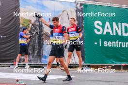 02.08.2024, Sandnes, Norway (NOR): Sturla Laegreid (Holm) - BLINK24 Festival Biathlon - Sandnes (NOR). www.nordicfocus.com. © Nordnes/NordicFocus. Every downloaded picture is fee-liable.