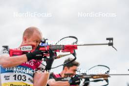 02.08.2024, Sandnes, Norway (NOR): Johannes Dale-Skjevdal (NOR) - BLINK24 Festival Biathlon - Sandnes (NOR). www.nordicfocus.com. © Nordnes/NordicFocus. Every downloaded picture is fee-liable.