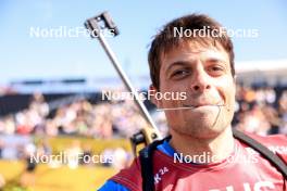 02.08.2024, Sandnes, Norway (NOR): Oscar Lombardot (FRA) - BLINK24 Festival Biathlon - Sandnes (NOR). www.nordicfocus.com. © Manzoni/NordicFocus. Every downloaded picture is fee-liable.