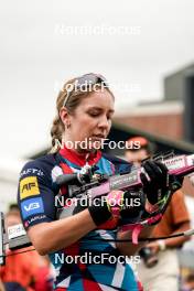 03.08.2024, Sandnes, Norway (NOR): Emilie Aagheim Kalkenberg (NOR) - BLINK24 Festival Biathlon - Sandnes (NOR). www.nordicfocus.com. © Nordnes/NordicFocus. Every downloaded picture is fee-liable.