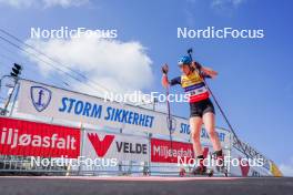 02.08.2024, Sandnes, Norway (NOR): Asne Skrede (NOR) - BLINK24 Festival Biathlon - Sandnes (NOR). www.nordicfocus.com. © Nordnes/NordicFocus. Every downloaded picture is fee-liable.