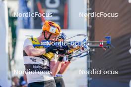 02.08.2024, Sandnes, Norway (NOR): Johannes Thingnes Boe (NOR) - BLINK24 Festival Biathlon - Sandnes (NOR). www.nordicfocus.com. © Nordnes/NordicFocus. Every downloaded picture is fee-liable.