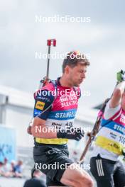 02.08.2024, Sandnes, Norway (NOR): Sturla Laegreid (Holm) - BLINK24 Festival Biathlon - Sandnes (NOR). www.nordicfocus.com. © Nordnes/NordicFocus. Every downloaded picture is fee-liable.