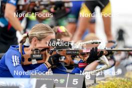 03.08.2024, Sandnes, Norway (NOR): Anna Weidel (GER) - BLINK24 Festival Biathlon - Sandnes (NOR). www.nordicfocus.com. © Nordnes/NordicFocus. Every downloaded picture is fee-liable.