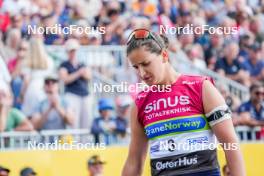 02.08.2024, Sandnes, Norway (NOR): Julia Simon (FRA) - BLINK24 Festival Biathlon - Sandnes (NOR). www.nordicfocus.com. © Nordnes/NordicFocus. Every downloaded picture is fee-liable.