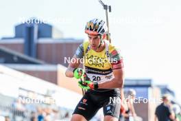 02.08.2024, Sandnes, Norway (NOR): Simon Kaiser (GER) - BLINK24 Festival Biathlon - Sandnes (NOR). www.nordicfocus.com. © Manzoni/NordicFocus. Every downloaded picture is fee-liable.