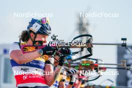 02.08.2024, Sandnes, Norway (NOR): Lou Jeanmonnot (FRA) - BLINK24 Festival Biathlon - Sandnes (NOR). www.nordicfocus.com. © Nordnes/NordicFocus. Every downloaded picture is fee-liable.