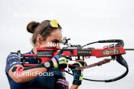 03.08.2024, Sandnes, Norway (NOR): Gilonne Guigonnat (FRA) - BLINK24 Festival Biathlon - Sandnes (NOR). www.nordicfocus.com. © Nordnes/NordicFocus. Every downloaded picture is fee-liable.