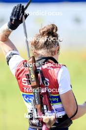 02.08.2024, Sandnes, Norway (NOR): Lou Jeanmonnot (FRA) - BLINK24 Festival Biathlon - Sandnes (NOR). www.nordicfocus.com. © Manzoni/NordicFocus. Every downloaded picture is fee-liable.