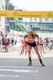 02.08.2024, Sandnes, Norway (NOR): Maren Hjelmeset Kirkeeide (NOR) - BLINK24 Festival Biathlon - Sandnes (NOR). www.nordicfocus.com. © Nordnes/NordicFocus. Every downloaded picture is fee-liable.