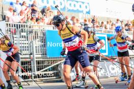 02.08.2024, Sandnes, Norway (NOR): Julia Simon (FRA) - BLINK24 Festival Biathlon - Sandnes (NOR). www.nordicfocus.com. © Manzoni/NordicFocus. Every downloaded picture is fee-liable.