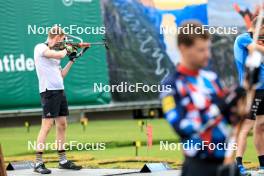 03.08.2024, Sandnes, Norway (NOR): Johannes Kuehn (GER) - BLINK24 Festival Biathlon - Sandnes (NOR). www.nordicfocus.com. © Manzoni/NordicFocus. Every downloaded picture is fee-liable.