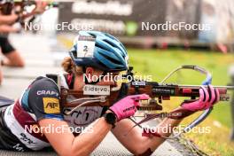 03.08.2024, Sandnes, Norway (NOR): Frida Tormodsgaard Dokken (NOR) - BLINK24 Festival Biathlon - Sandnes (NOR). www.nordicfocus.com. © Nordnes/NordicFocus. Every downloaded picture is fee-liable.