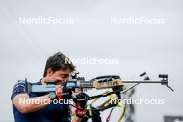 03.08.2024, Sandnes, Norway (NOR): Oscar Lombardot (FRA) - BLINK24 Festival Biathlon - Sandnes (NOR). www.nordicfocus.com. © Nordnes/NordicFocus. Every downloaded picture is fee-liable.