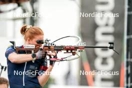 03.08.2024, Sandnes, Norway (NOR): Asne Skrede (NOR) - BLINK24 Festival Biathlon - Sandnes (NOR). www.nordicfocus.com. © Nordnes/NordicFocus. Every downloaded picture is fee-liable.