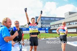 02.08.2024, Sandnes, Norway (NOR): Eric Perrot (FRA) - BLINK24 Festival Biathlon - Sandnes (NOR). www.nordicfocus.com. © Nordnes/NordicFocus. Every downloaded picture is fee-liable.