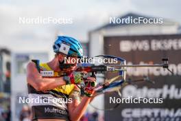 02.08.2024, Sandnes, Norway (NOR): Martin Uldal (NOR) - BLINK24 Festival Biathlon - Sandnes (NOR). www.nordicfocus.com. © Nordnes/NordicFocus. Every downloaded picture is fee-liable.