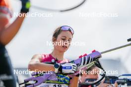 02.08.2024, Sandnes, Norway (NOR): Julie Baverel (FRA) - BLINK24 Festival Biathlon - Sandnes (NOR). www.nordicfocus.com. © Nordnes/NordicFocus. Every downloaded picture is fee-liable.