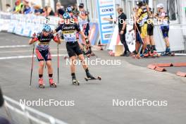 03.08.2024, Sandnes, Norway (NOR): Johan-Olav Botn (NOR), Martin Nevland (NOR), (l-r) - BLINK24 Festival Biathlon - Sandnes (NOR). www.nordicfocus.com. © Manzoni/NordicFocus. Every downloaded picture is fee-liable.