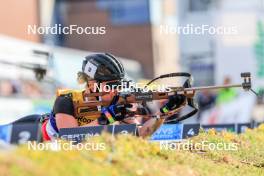 02.08.2024, Sandnes, Norway (NOR): Sophie Chauveau (FRA) - BLINK24 Festival Biathlon - Sandnes (NOR). www.nordicfocus.com. © Manzoni/NordicFocus. Every downloaded picture is fee-liable.