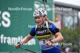 03.08.2024, Sandnes, Norway (NOR): Hanna Boerve (NOR) - BLINK24 Festival Biathlon - Sandnes (NOR). www.nordicfocus.com. © Nordnes/NordicFocus. Every downloaded picture is fee-liable.