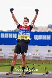 02.08.2024, Sandnes, Norway (NOR): Eric Perrot (FRA) - BLINK24 Festival Biathlon - Sandnes (NOR). www.nordicfocus.com. © Nordnes/NordicFocus. Every downloaded picture is fee-liable.