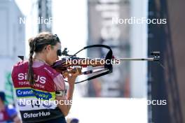 02.08.2024, Sandnes, Norway (NOR): Jeanne Richard (FRA) - BLINK24 Festival Biathlon - Sandnes (NOR). www.nordicfocus.com. © Nordnes/NordicFocus. Every downloaded picture is fee-liable.